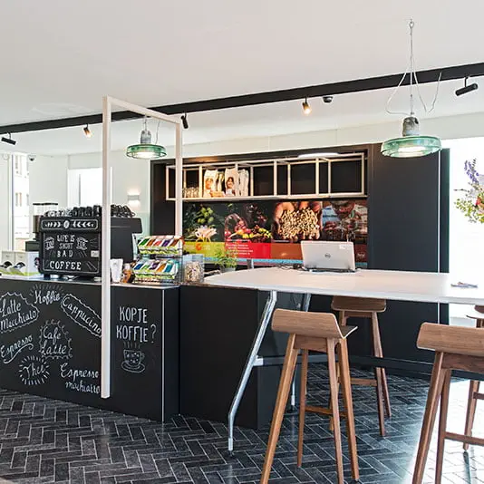 Horeca interieur Rabobank